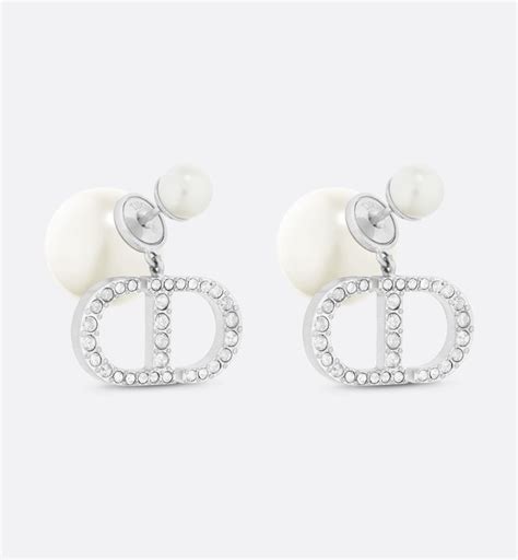 dior earring silver